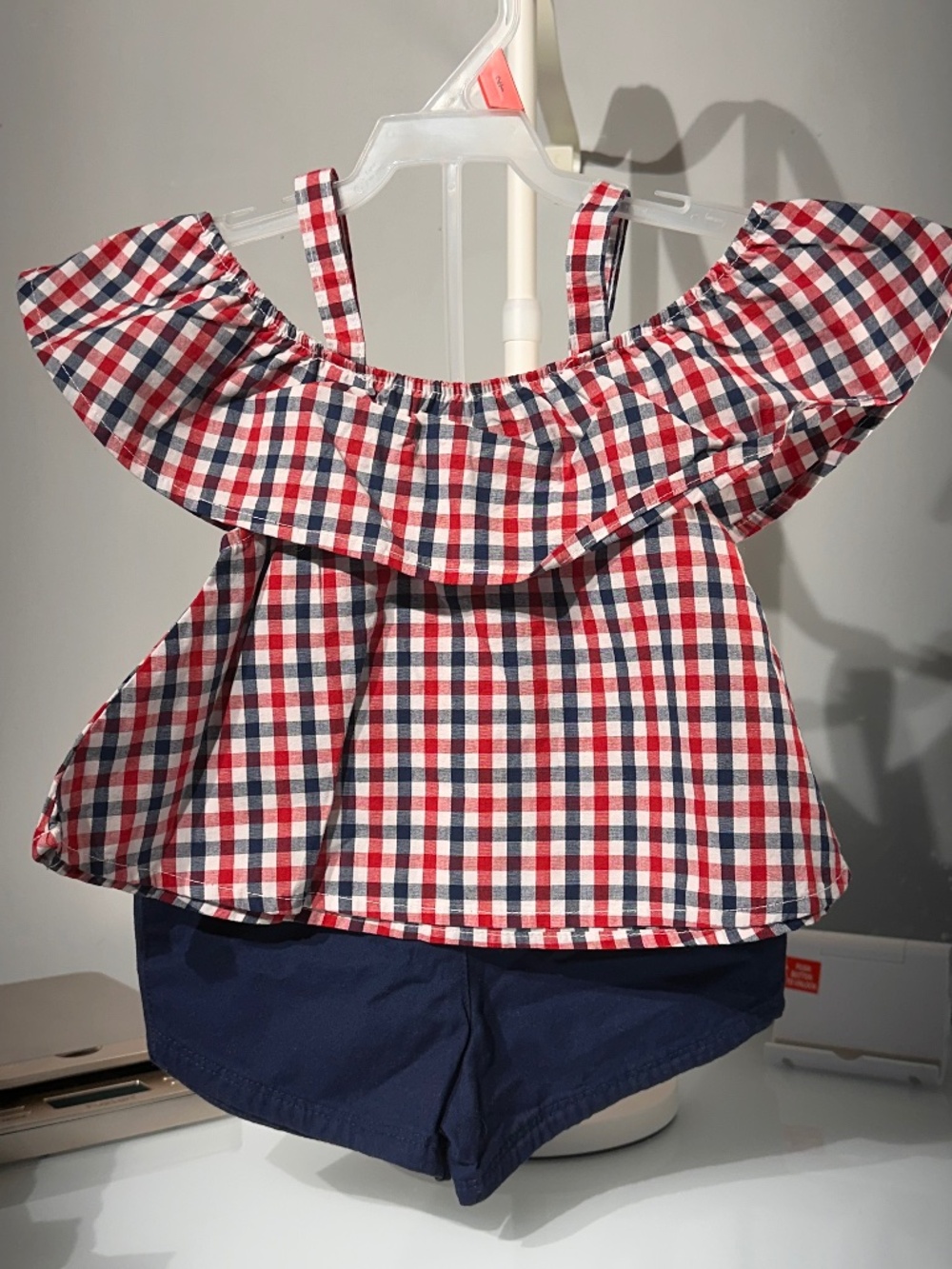 Way to Celebrate Girls 2pc Flutter Top & Short Set, sz 2T (A78)